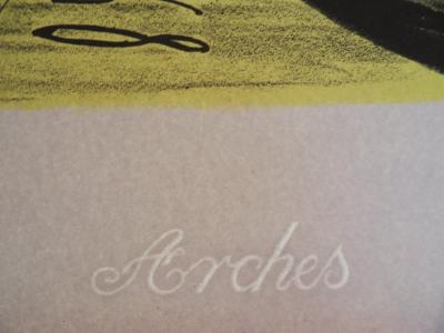 Bernard BUFFET - La Science / Le Microscope, 1969 - Lithographie 2