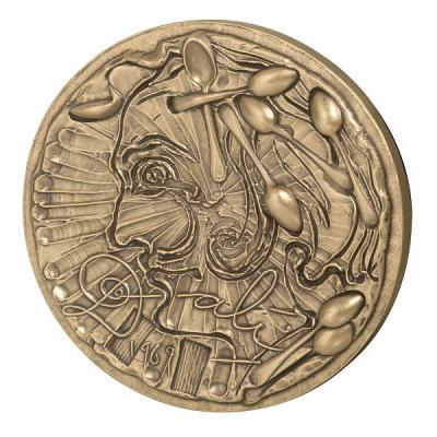 Salvador DALI (d’après) - Diner de Gala, 1969, Sculpture en bronze signée 2