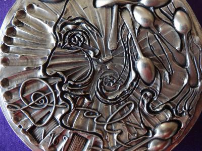 Salvador DALI (d’après) - Diner de Gala, 1969, Sculpture en bronze signée 2