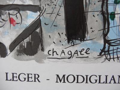 Marc CHAGALL - La Ruche et Montparnasse, 1978 - Affiche lithographique 2