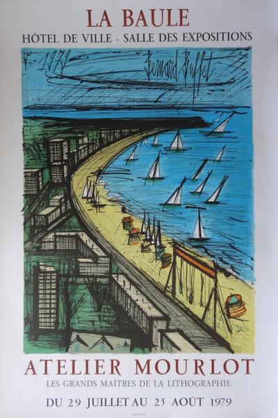 Bernard BUFFET - La Baule - Lithographie originale signée
