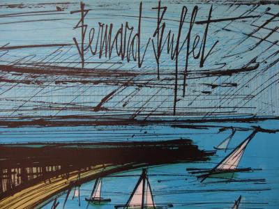 Bernard BUFFET - La Baule - Lithographie originale signée 2