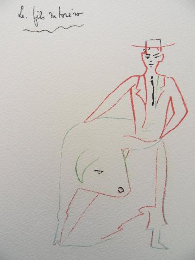Jean COCTEAU: The Bullfighter’s Son - Signed Lithograph 2