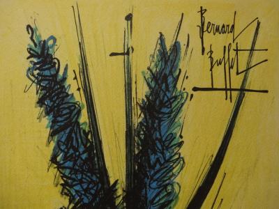 Bernard BUFFET - L'Erbario - Il Giacinto, 1966, litografia firmata 2