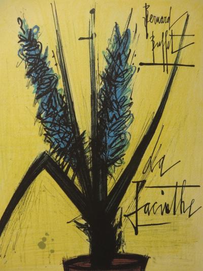 Bernard BUFFET - L’herbier - la Jacinthe, 1966, lithographie signée 2