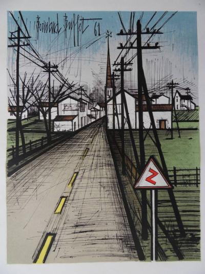 Bernard Buffet – Die Straße, 1962 – Signierte Lithografie 2