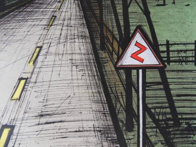 Bernard Buffet – Die Straße, 1962 – Signierte Lithografie 2