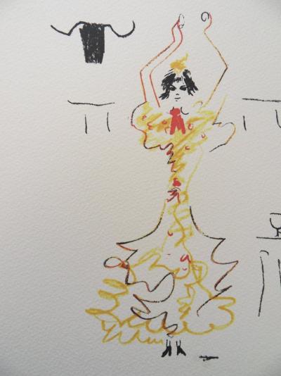 Jean COCTEAU : Carmen - Lithographie Signée