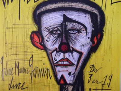 Bernard BUFFET : Mon Cirque, le clown - Lithographie originale signée 2