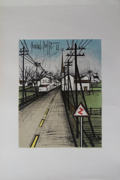 Bernard BUFFET - La Route, 1962 - Affiche lithographique 2