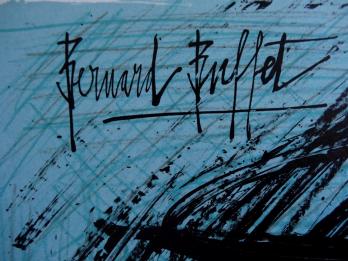 Bernard BUFFET - Le Mont Fuji, 1980, affiche lithographique 2