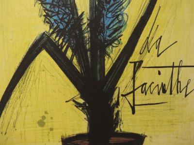 Bernard BUFFET - L’herbier - la Jacinthe, 1966 - Lithographie signée 2