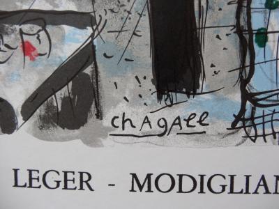 Marc CHAGALL - La Ruche et Montparnasse, 1978 - Affiche lithographique 2