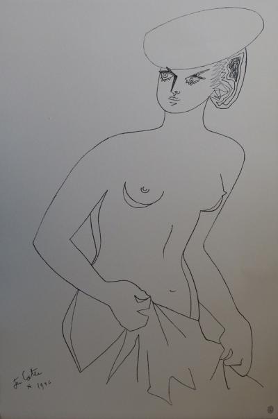 Jean COCTEAU - Actrice, Lithographie signée 2