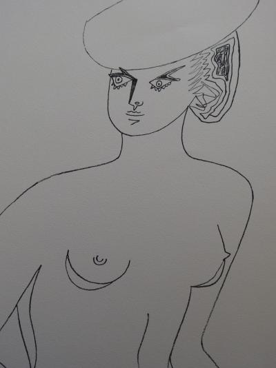 Jean COCTEAU - Actrice, Lithographie signée 2