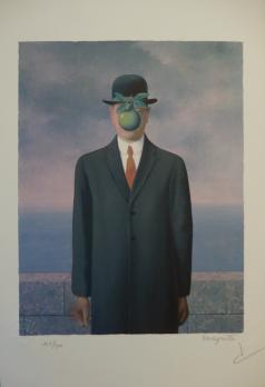 René MAGRITTE - Le Fils de l’Homme, Lithographie signée 2