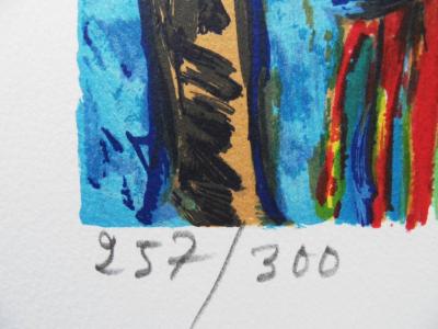 Raya SORKINE - Mariage au bouquet de roses - Lithographie 2