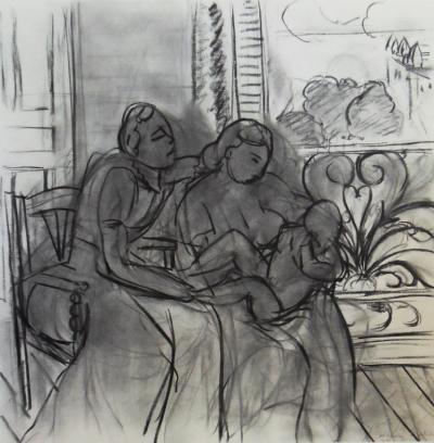 Henri MATISSE - Maternité, 1967 - Affiche lithographique 2