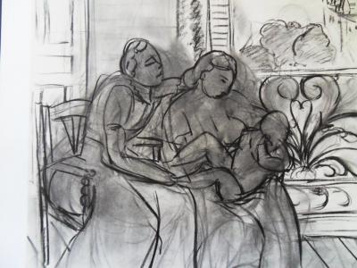 Henri MATISSE - Maternité, 1967 - Affiche lithographique 2