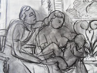 Henri MATISSE - Maternité, 1967 - Affiche lithographique 2