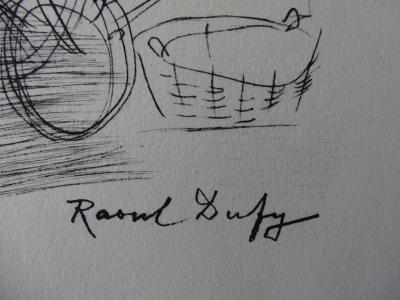 Raoul DUFY - Le charriot, Lithographie signée 2