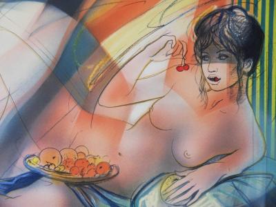 Jean-Baptiste VALADIÉ - La gourmandise, lithographie originale signée 2