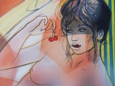 Jean-Baptiste VALADIÉ - La gourmandise, lithographie originale signée 2