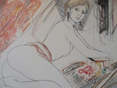 Jean-Baptiste VALADIÉ - L’avarice, gravure originale signée 2