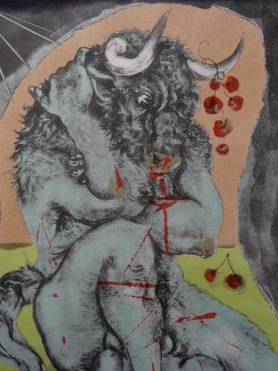 Pierre-Yves TREMOIS - Le Minotaure, Lithographie 2