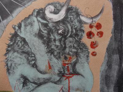 Pierre-Yves TREMOIS - Le Minotaure, Lithographie 2