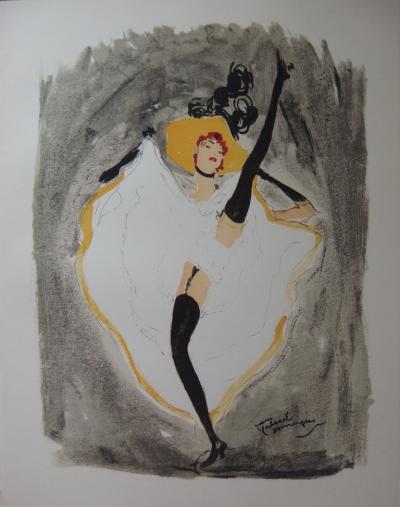 Jean-Gabriel DOMERGUE - French Cancan, Lithographie 2