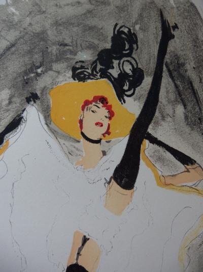 Jean-Gabriel DOMERGUE - French Cancan, Lithographie 2