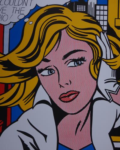 Roy Lichtenstein (d’après) : May be Girl - Sérigraphie 2