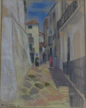Emilio GRAU SALA - Cadaquès, 1966, Dessin / Pastel signé 2