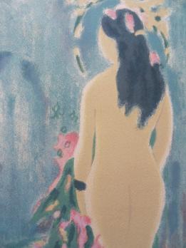 Jules CAVAILLES - The Bather, original signed lithograph 2