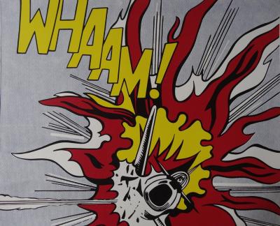 Roy LICHTENSTEIN (d’après) - Whaam !, Sérigraphie de la Tate Gallery 2