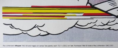 Roy LICHTENSTEIN - Whaam !, sérigraphie de la Tate Gallery 2