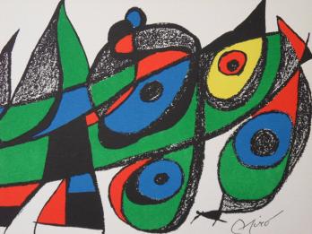 Joan MIRÓ - Escultor-Japon, Lithographie 2