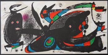 Joan MIRÓ -  Escultor-Grande Bretagne, Lithographie 2