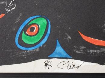 Joan MIRÓ -  Escultor-Grande Bretagne, Lithographie 2
