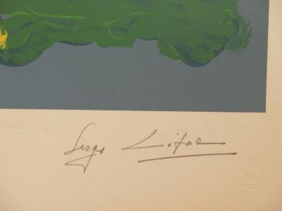 Serge LIFAR : Chorégraphie - Deux danseurs, Lithographie originale, Signée 2