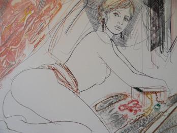 Jean-Baptiste VALADIÉ - L’avarice, gravure originale signée 2