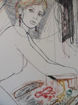 Jean-Baptiste VALADIÉ - L’avarice, gravure originale signée 2