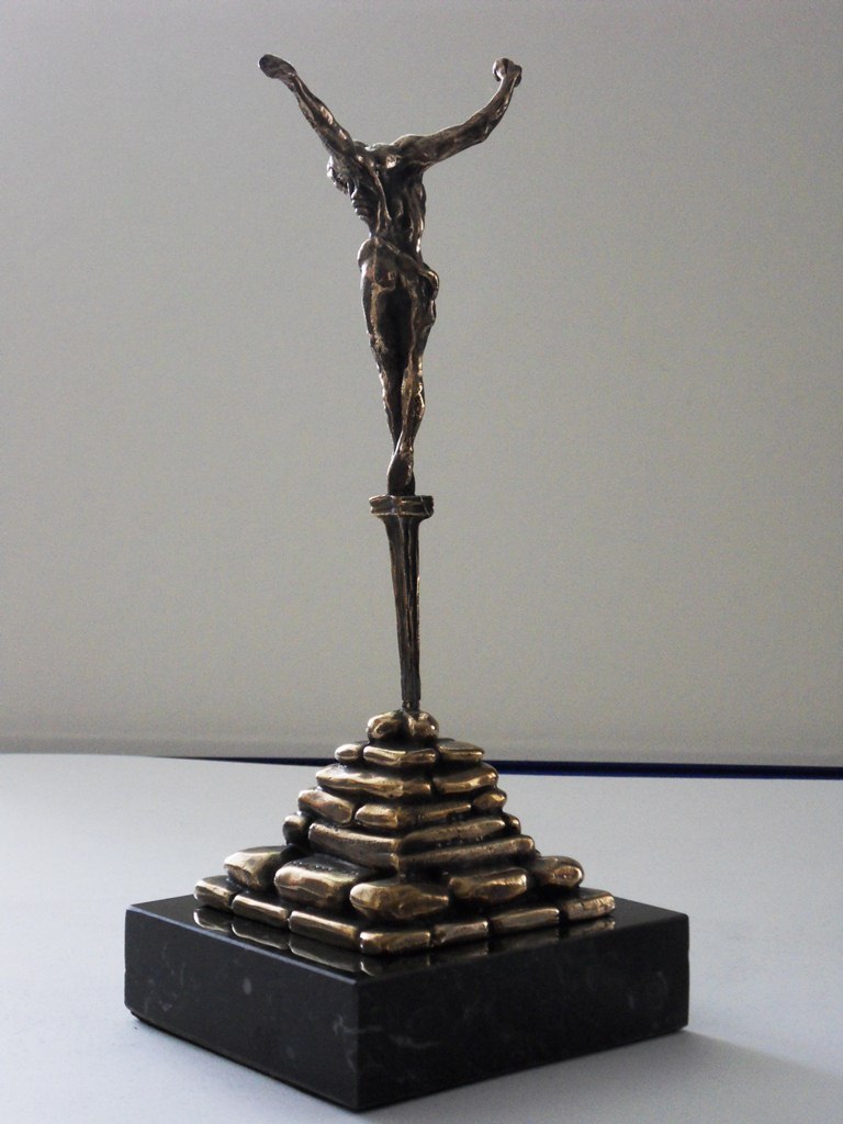 Salvador DALI "Le Christ de SaintJean de la Croix", sculpture en bronze Art Moderne Plazzart