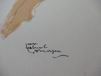 Jean-Gabriel DOMERGUE - Une jeune fille simple, Lithographie 2