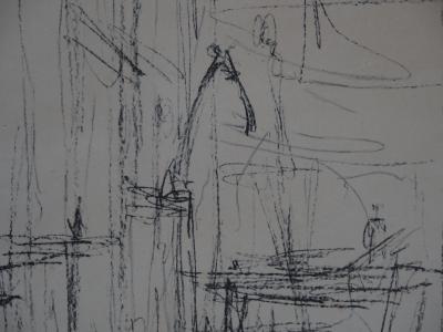 Alberto GIACOMETTI - L’atelier, Lithographie signée 2