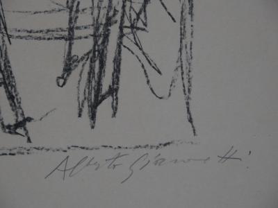 Alberto GIACOMETTI - L’atelier, Lithographie signée 2