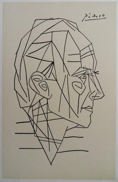 Pablo PICASSO  (d’après) - Un poème dans chaque livre (de Paul Eluard), Affiche originale 2