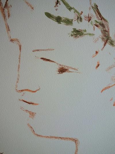 Jean COCTEAU : César, la couronne de lauriers - Lithographie originale signée 2