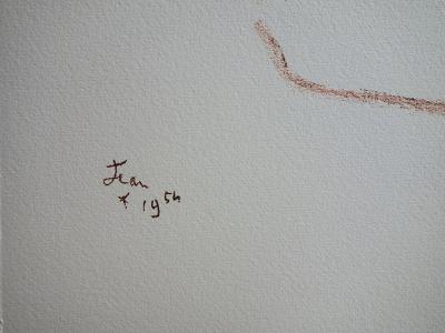 Jean COCTEAU : César, la couronne de lauriers - Lithographie originale signée 2